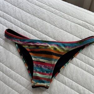 Pakaloha Multicolor Striped Bikini Bottom